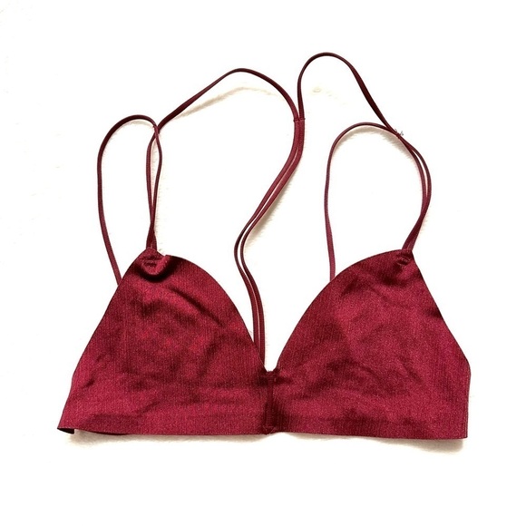 Out From Under Urban Outfitters Burgundy Red Bralette NWOT - Picture 1 of 5